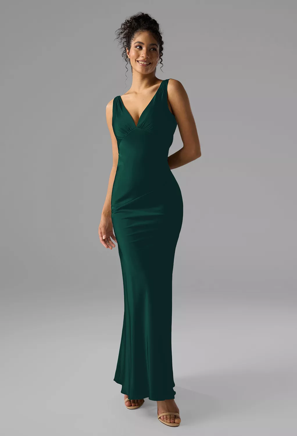 AW Rachael Hunter Green  Bridesmaid Dresses